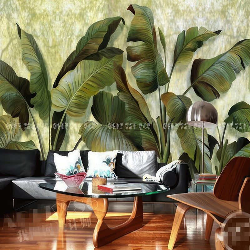 Tranh Dán Tường Rừng Nhiệt Đới 3D 5D 8D - NĐ23