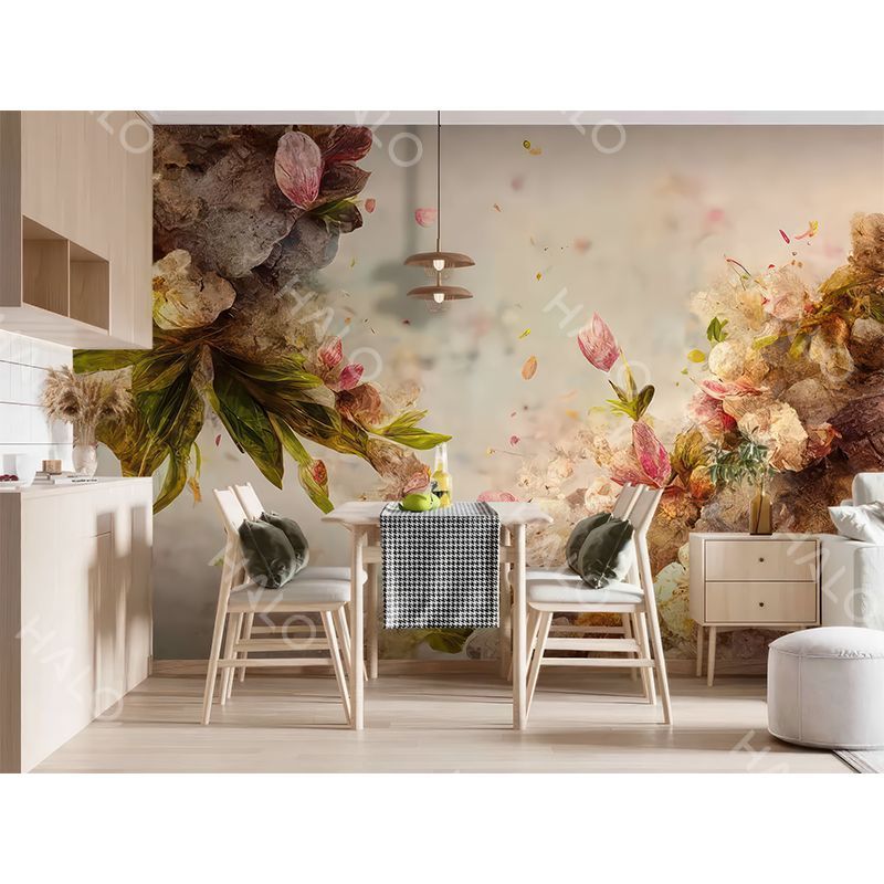 Tranh Dán Tường Hoa 3D 5D 8D - TH70
