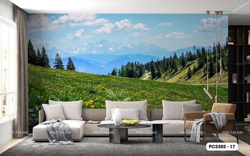 Tranh Dán Tường Phong Cảnh 3D 5D 8D - PC2302 - 17