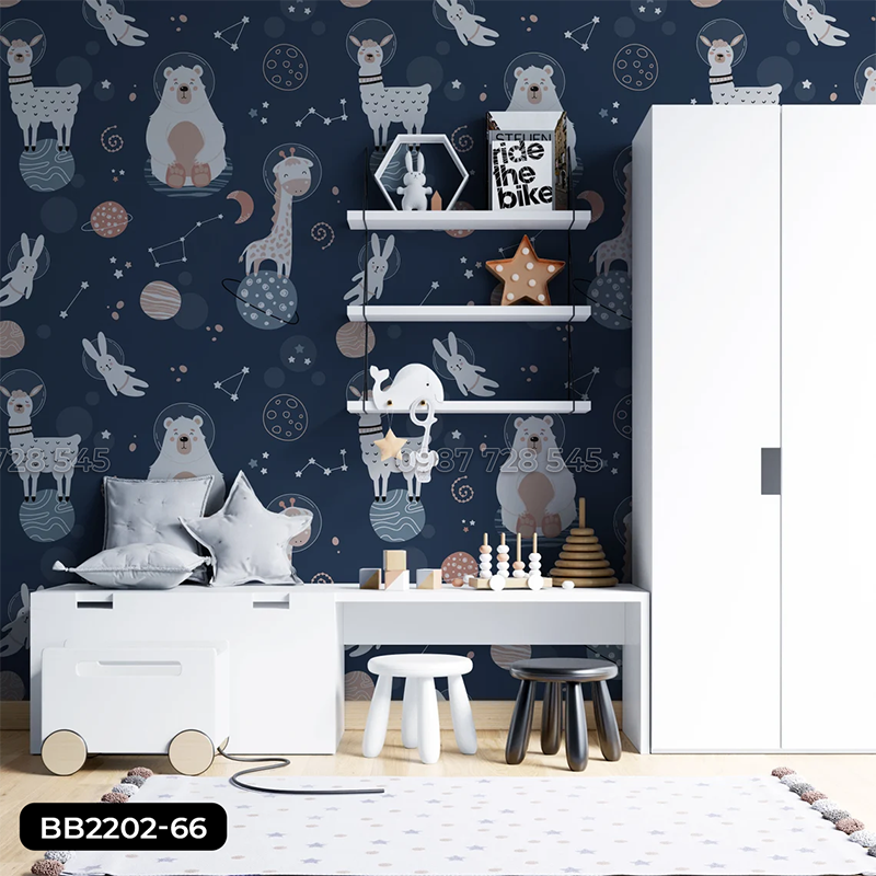 Tranh Dán Tường Phòng Bé 3D 5D 8D - BB2202 - 66