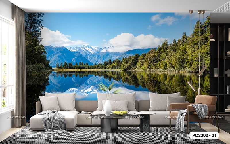 Tranh Dán Tường Phong Cảnh 3D 5D 8D - PC2302 - 21