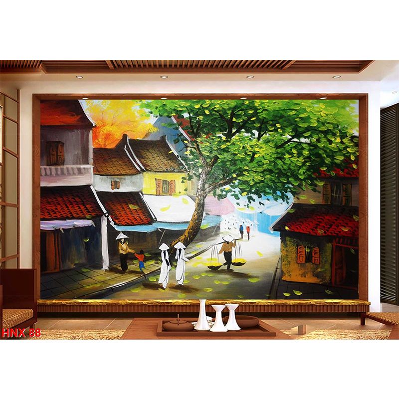 Tranh Dán Tường Đồng Quê 3D 5D 8D - ĐQ22