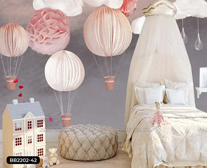 Tranh Dán Tường Phòng Bé 3D 5D 8D - BB2202 - 42