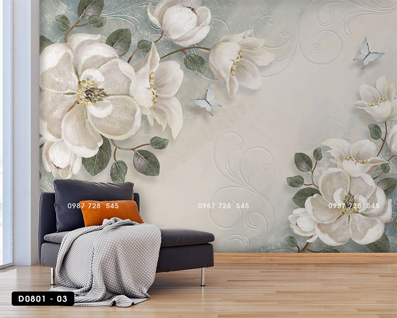 Tranh Dán Tường Indochine 3D 5D 8D - D0801 - 03
