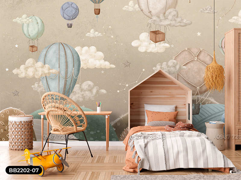 Tranh Dán Tường Phòng Bé 3D 5D 8D - BB2202 - 07
