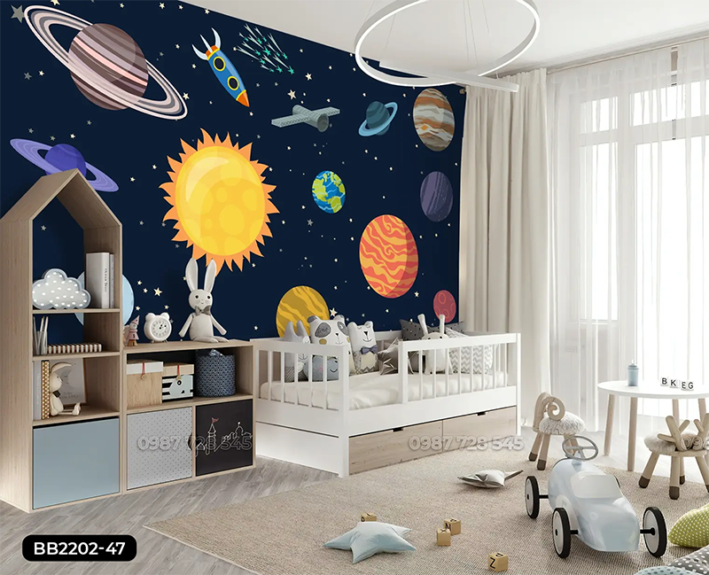 Tranh Dán Tường Phòng Bé 3D 5D 8D - BB2202 - 47
