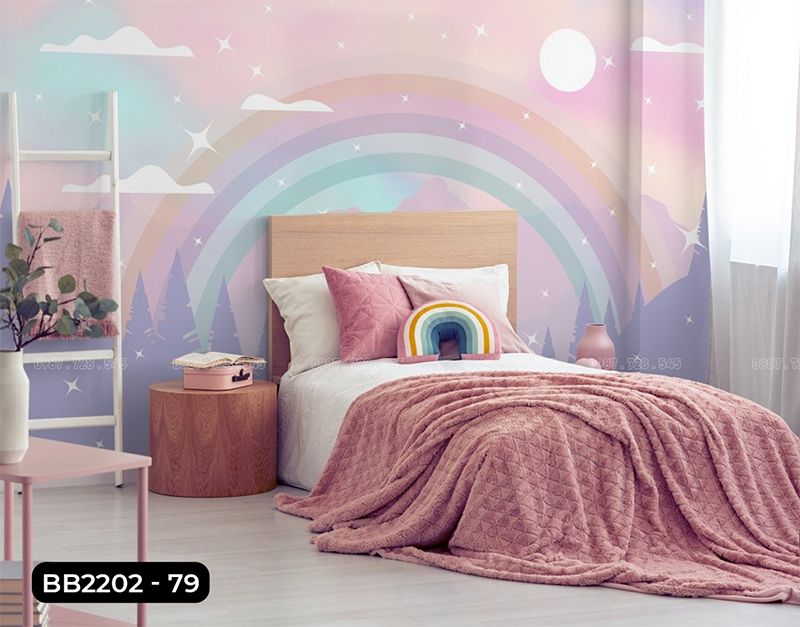 Tranh Dán Tường Phòng Bé 3D 5D 8D - BB2202 - 79