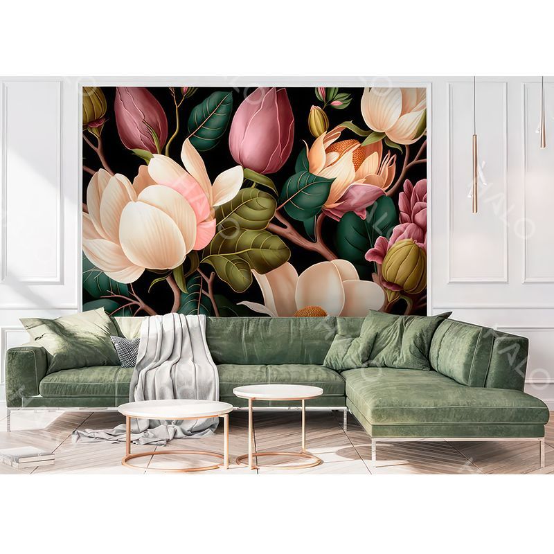 Tranh Dán Tường Hoa 3D 5D 8D - TH58