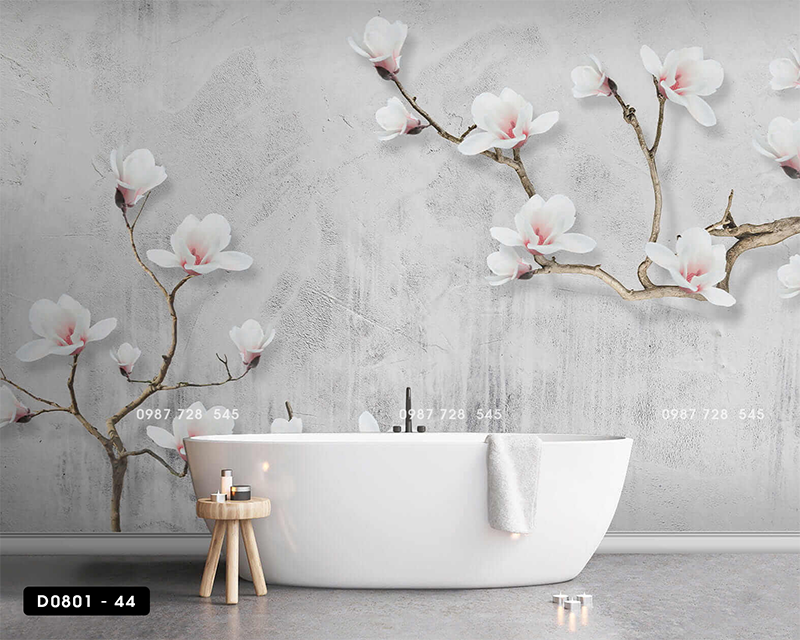 Tranh Dán Tường Indochine 3D 5D 8D - D0801 -