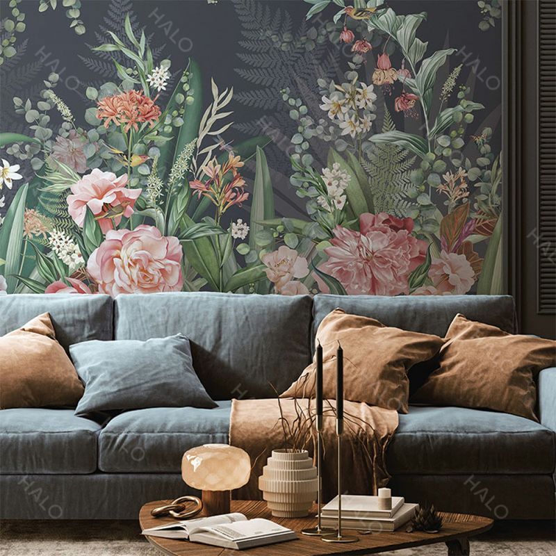 Tranh Dán Tường Hoa 3D 5D 8D - TH84