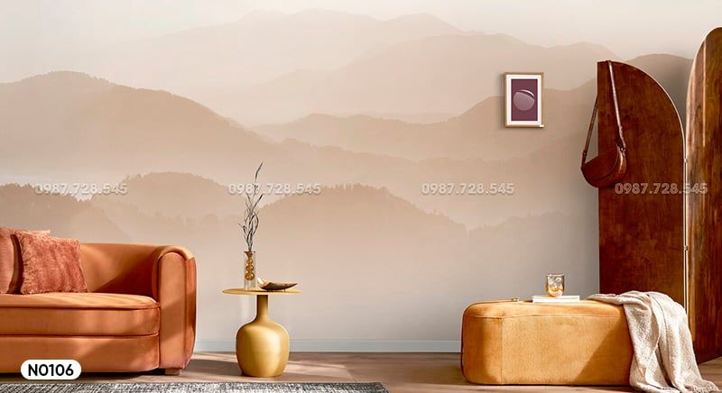 Tranh Dán Tường Núi 3D 5D 8D - N0106