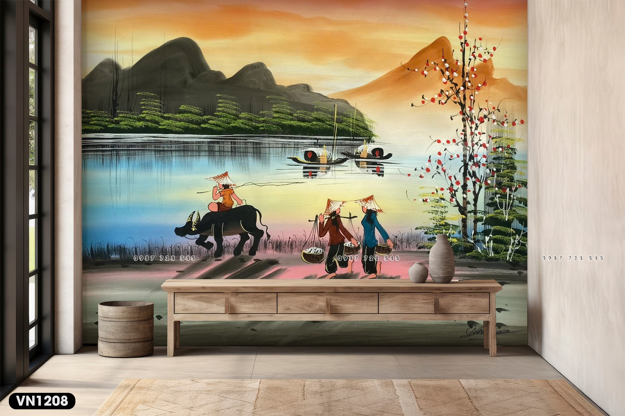 Tranh Dán Tường Phong Cảnh Việt Nam 3D 5D 8D - VN1208
