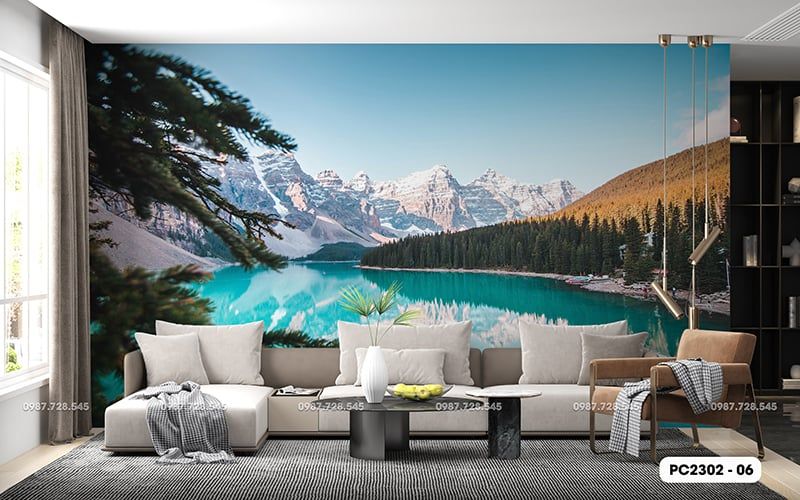 Tranh Dán Tường Phong Cảnh 3D 5D 8D - PC2302 - 06