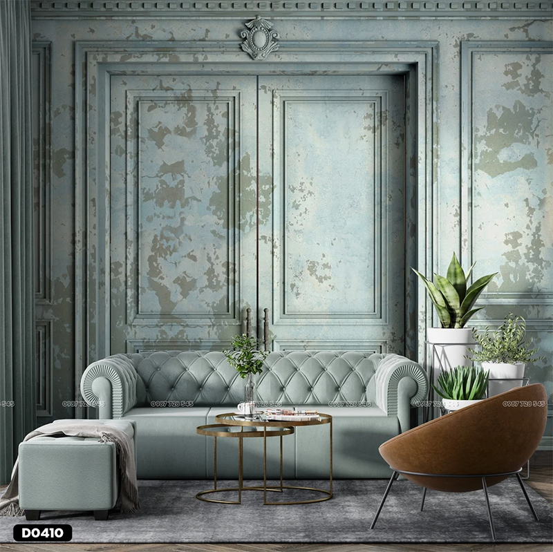 Tranh Dán Tường Giả Phào Khung 3D 5D 8D - D0410