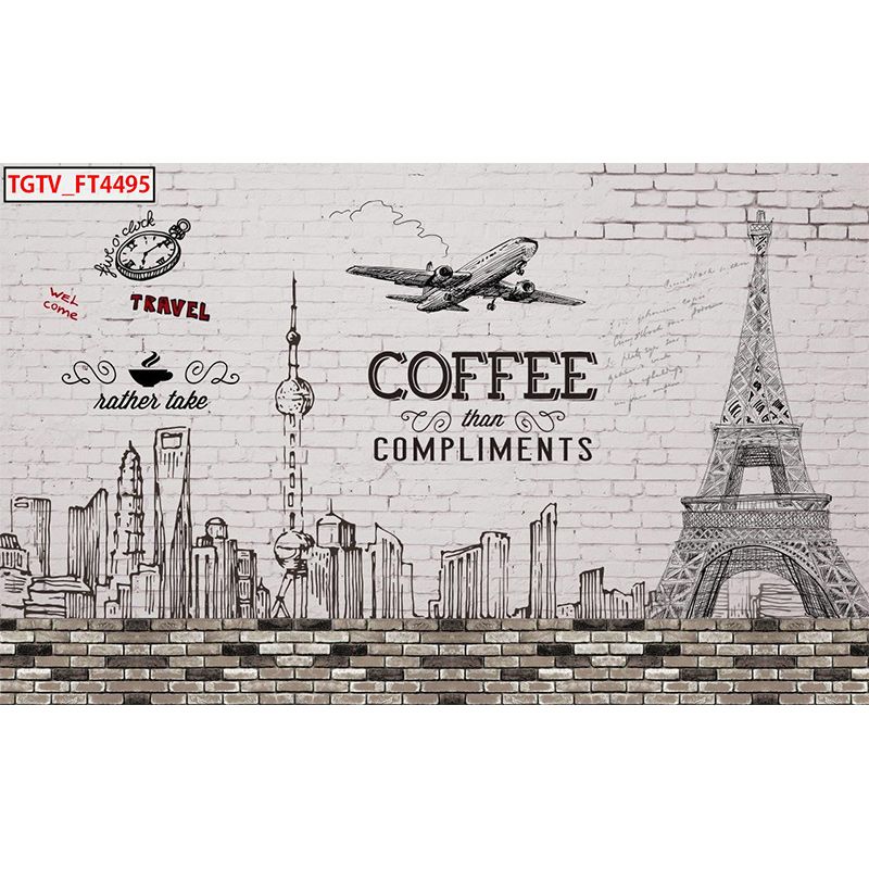 Tranh Dán Tường Quán Coffee 3D 5D 8D - TDCF25