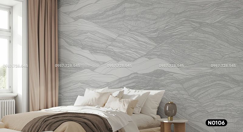 Tranh Dán Tường Núi 3D 5D 8D - N0106