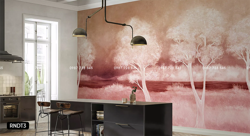 Tranh Dán Tường Rừng Cây 3D 5D 8D - RNDT3