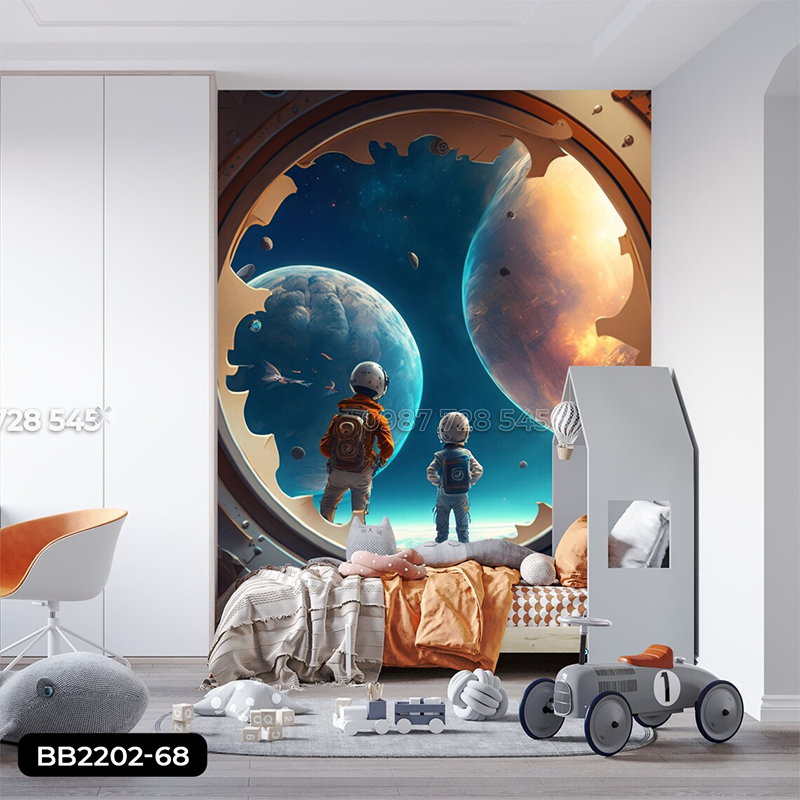 Tranh Dán Tường Phòng Bé 3D 5D 8D - BB2202 - 68