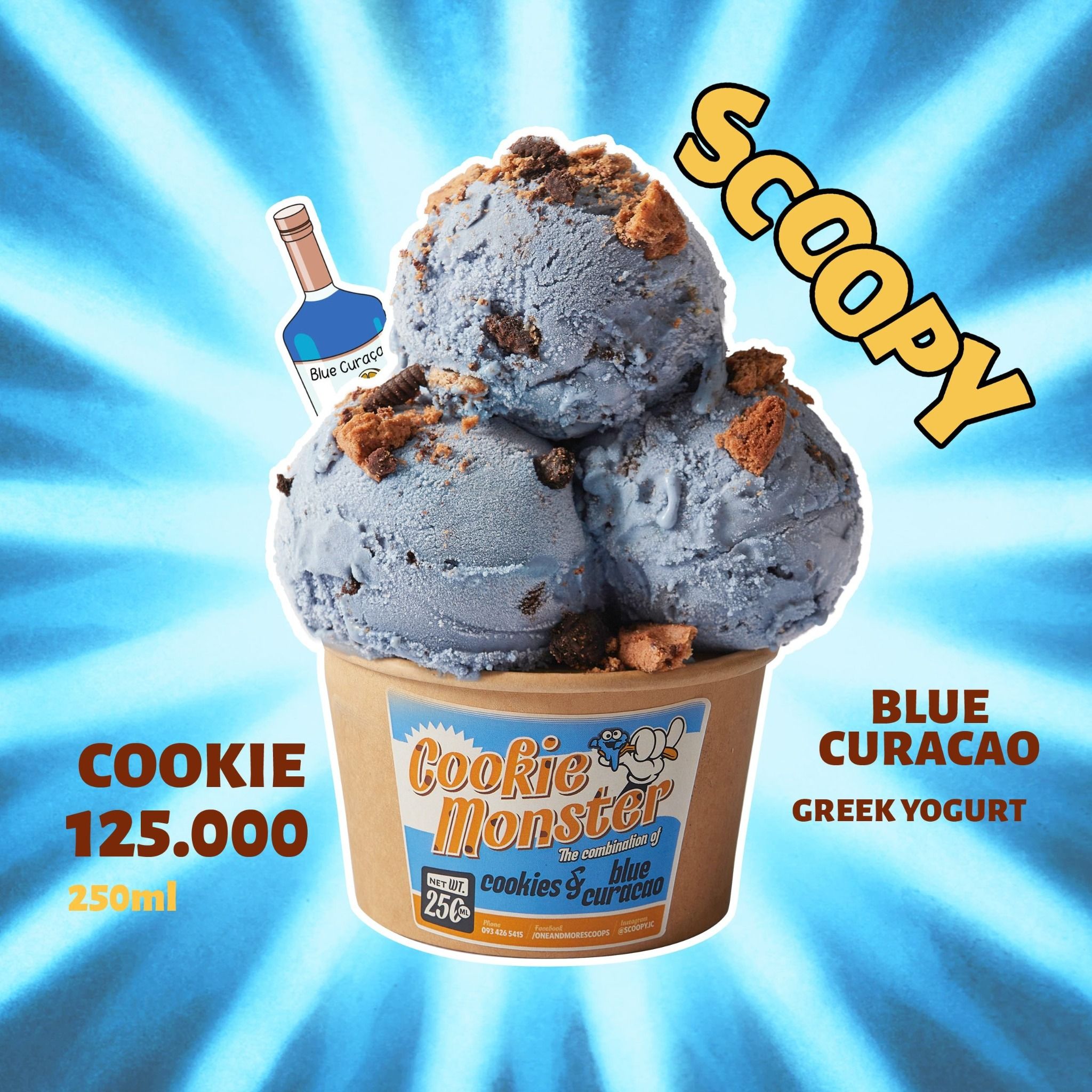 Cookie Monster size M