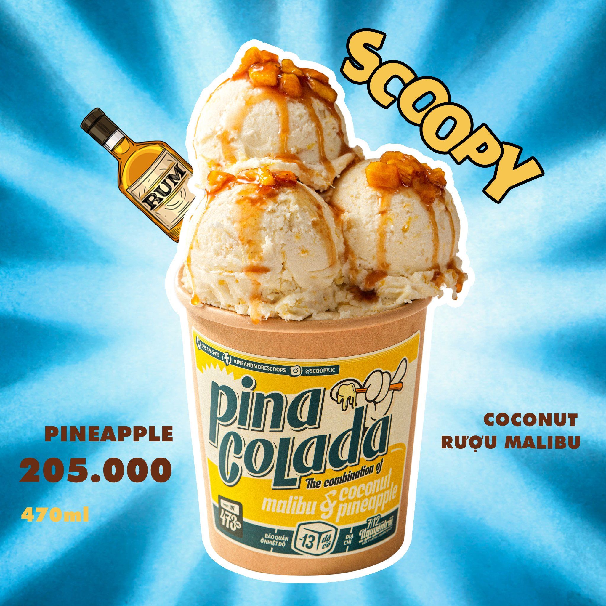 Pina Colada size L