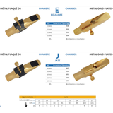 Bec kèn Saxophone Alto Metal Gold Plated Brancher J21AG