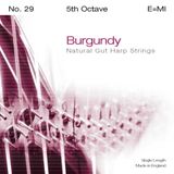 Dây đàn Pedal harp Bow Brand Burgundy Natural Gut 5TH OCT E
