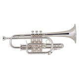 Kèn Cornet Bb Vincent Bach 181 SMLG Goldbrass Bell, Silver