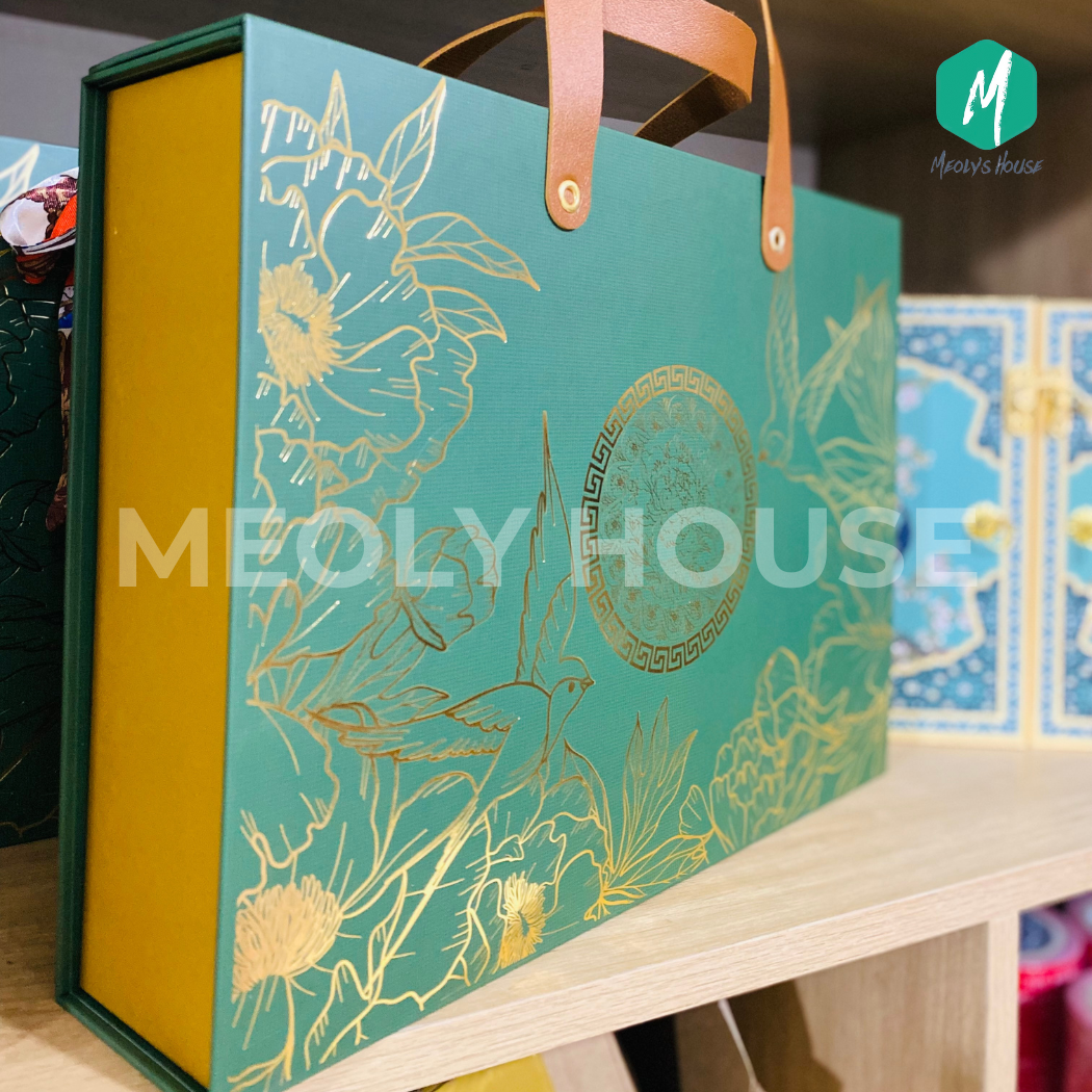 Hộp Quà 6 Hủ Yến Chưng 50% Yến Meoly House Song Én Quà Tết Quà Biếu Quà Tặng Sang Trọng