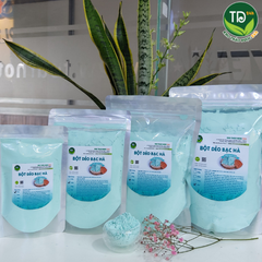 Bột mặt nạ dẻo Collagen Bạc Hà nguyên chất chuyên dùng trong Spa giúp giảm mụn sáng da