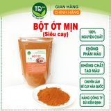 Ớt bột mịn cay nồng dùng nấu mì cay, làm kim chi, nguyên chất 100%, hàng công ty