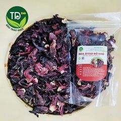 Hoa Atiso đỏ khô (Hoa bụp giấm/Hoa Hibiscus) loại 1, nguyên liệu pha trà, chưng yến, làm siro