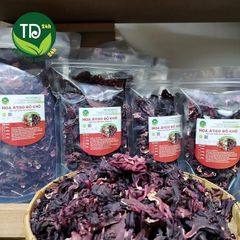 Hoa Atiso đỏ khô (Hoa bụp giấm/Hoa Hibiscus) loại 1, nguyên liệu pha trà, chưng yến, làm siro