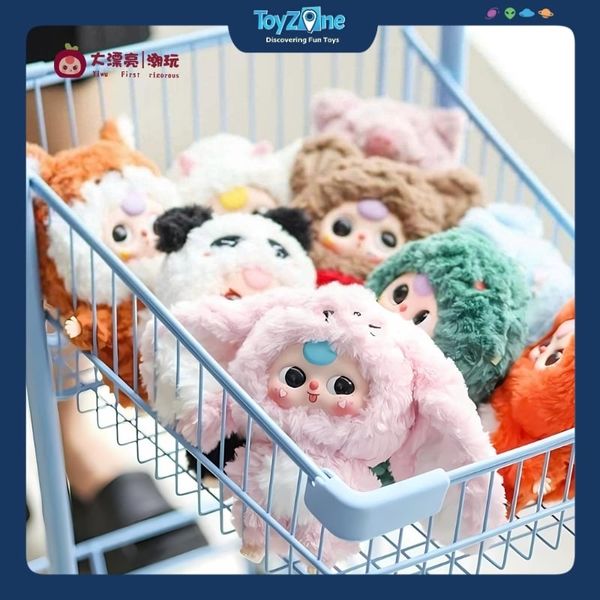 Mô hình đồ chơi Blind box Gấu bông Baby Three V3 Animal Party ( Bữa Tiệc Hóa Thân Động Vật ) BABY THREE