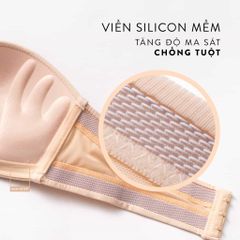 Áo chống tuột mỏng chuyên dụng, không gọng, mút mỏng viền lưng silicon A298