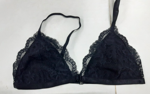 Bralette Munii không mút chất ren hoa cài trước lưng mảnh BR002