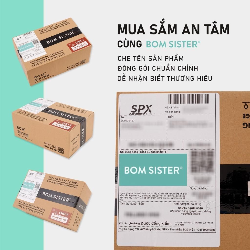 Quần lót nữ vải lạnh mềm mại dáng vừa vặn đáng yêu màu sắc 7 ngày BOM SISTER Q8903