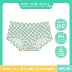 Quần lót nữ Munii su đúc, có lỗ thông hơi họa tiết dễ thương BOM SISTER MUQ1218