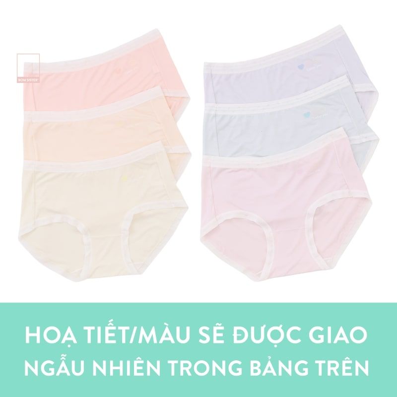 Quần lót thun viền hoạ tiết dễ thương Q6117