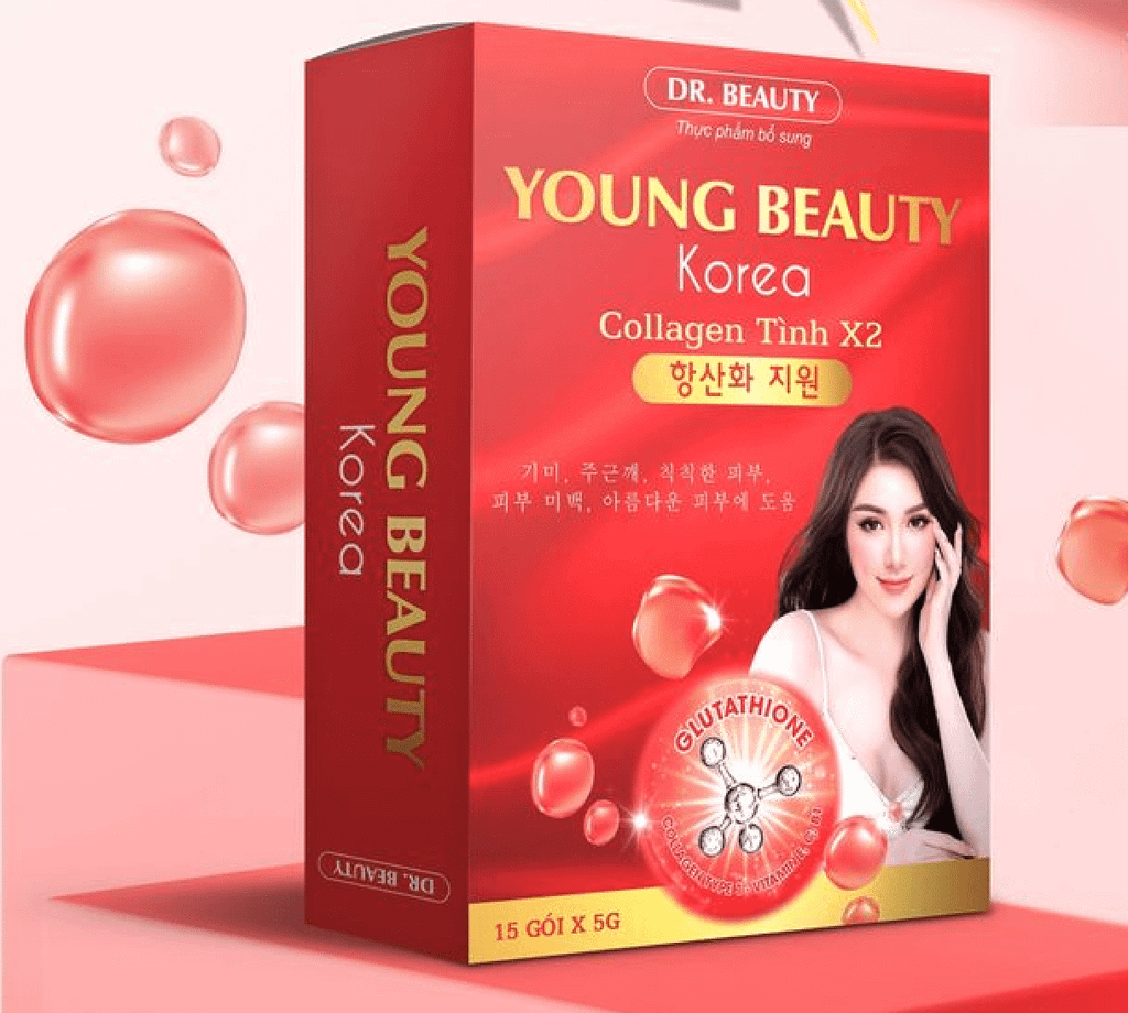 Collagen Young Beauty uống hỗ trợ sáng da tăng nội tiết tố