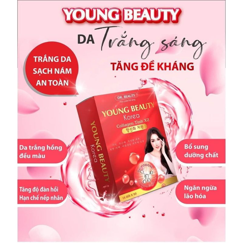 Collagen hỗ trợ da sáng mịn Young Beauty