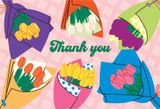  Puzzle Postcard - Thank You Flower 
