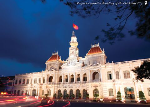  Puzzle Postcard - UBND Thành Phố Hồ Chí Minh 