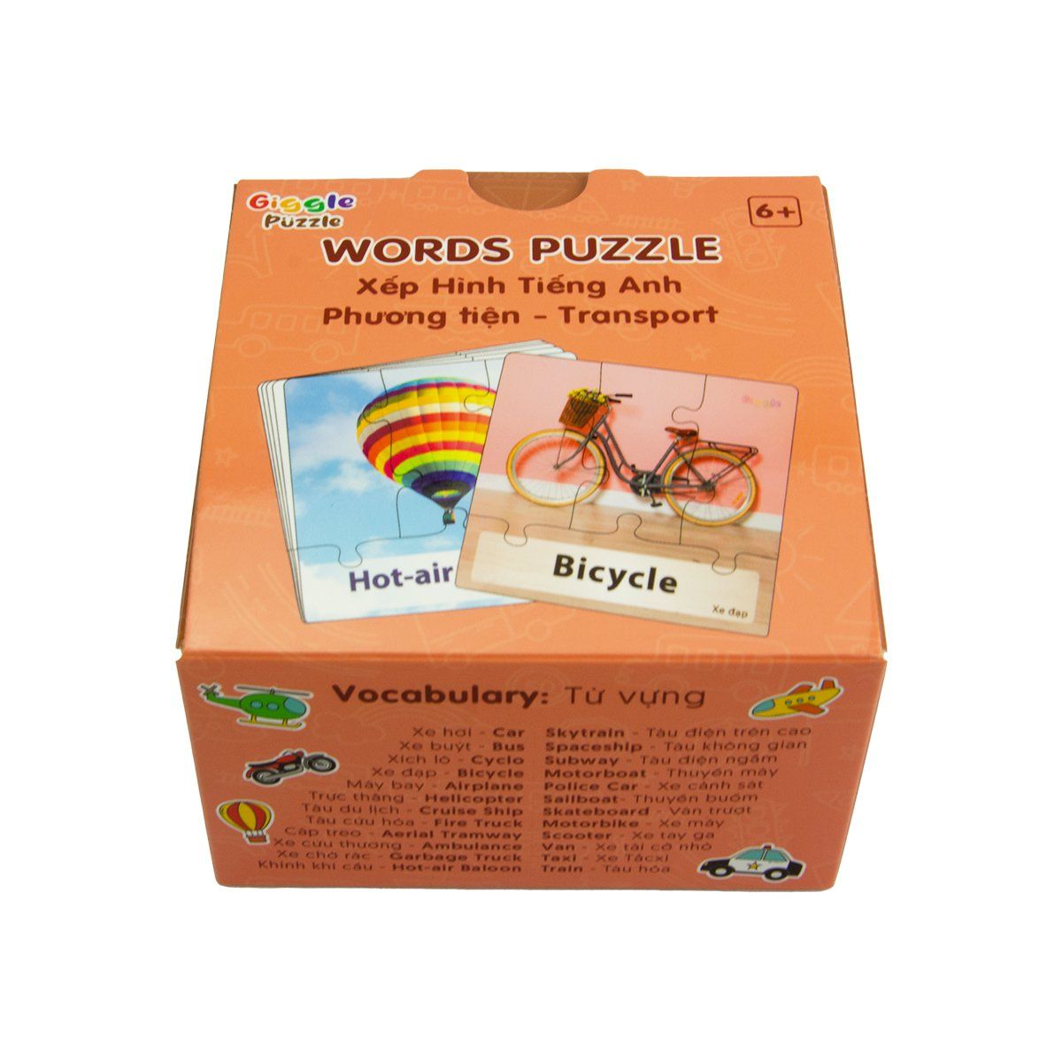  Puzzle Từ Vựng Tiếng Anh - Phương tiện 