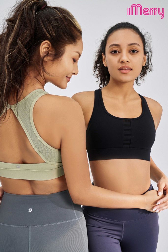 Áo Bra Thể Thao iMerry 2 Dây Tập Gym Yoga Nữ, Ôm Sát Cơ thể, Mềm Mại, Thoáng mát - BR1239