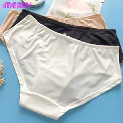 Combo 3 quần lót thun lạnh nữ iMERRY cạp thấp đính nơ dễ thương,màu basic dễ phối đồ VQ015