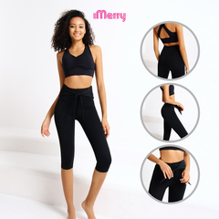 Quần Short Thể Thao Nữ iMerry Tập Gym, Yoga, Thắt Nơ Xinh Xắn, Mềm Mại, Thoải Mái - GY1046