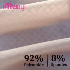Combo 3 quần lót nữ su lưới iMERRY cạp cao họa tiết caro chìm vải thoáng khí mềm mại co giãn nhiều thoải mái VQ036A