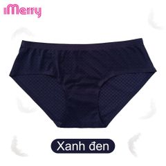 Combo 3 quần lót su hoa văn caro iMerry cạp thấp vải lưới hoa văn cao cấp mềm mịn thoáng mát không hằn thoải mái VQ036