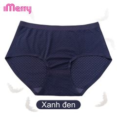 Combo 3 quần lót nữ su lưới iMERRY cạp cao họa tiết caro chìm vải thoáng khí mềm mại co giãn nhiều thoải mái VQ036A