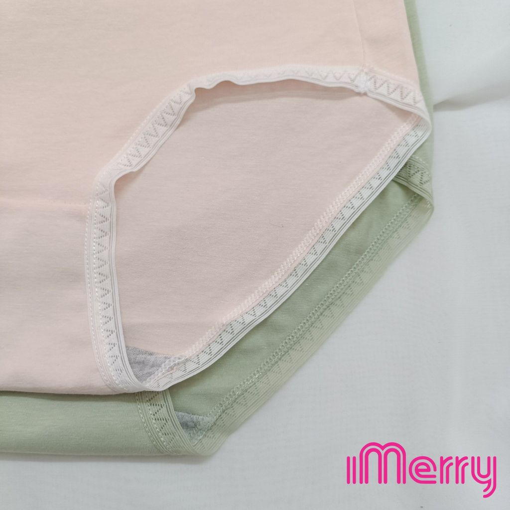 Combo 3 quần lót cotton nữ iMERRY cạp cao kháng khuẩn,thun co giãn 4 chiều phối ren thoáng khí VQ093